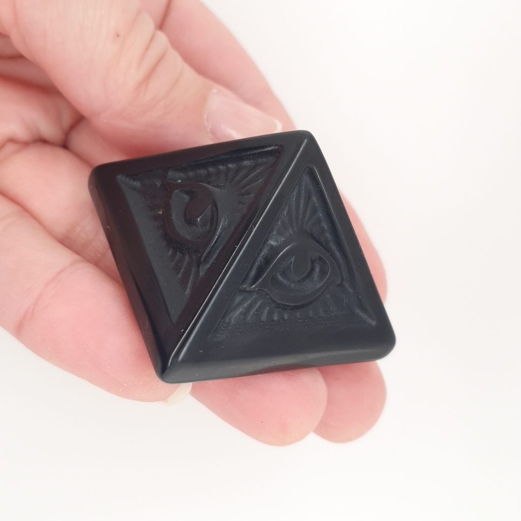 black obsidian all seeing eye pyramid