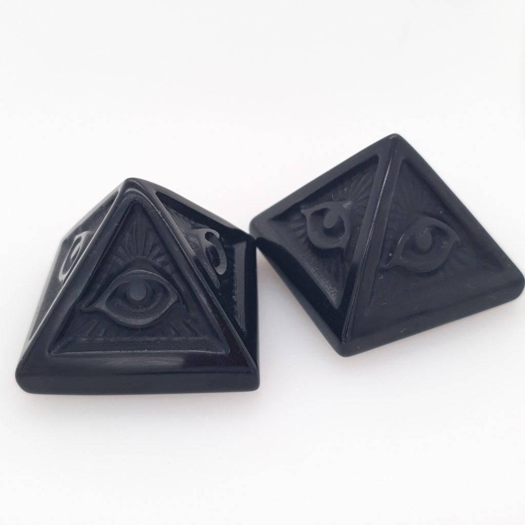 black obsidian all seeing eye pyramid