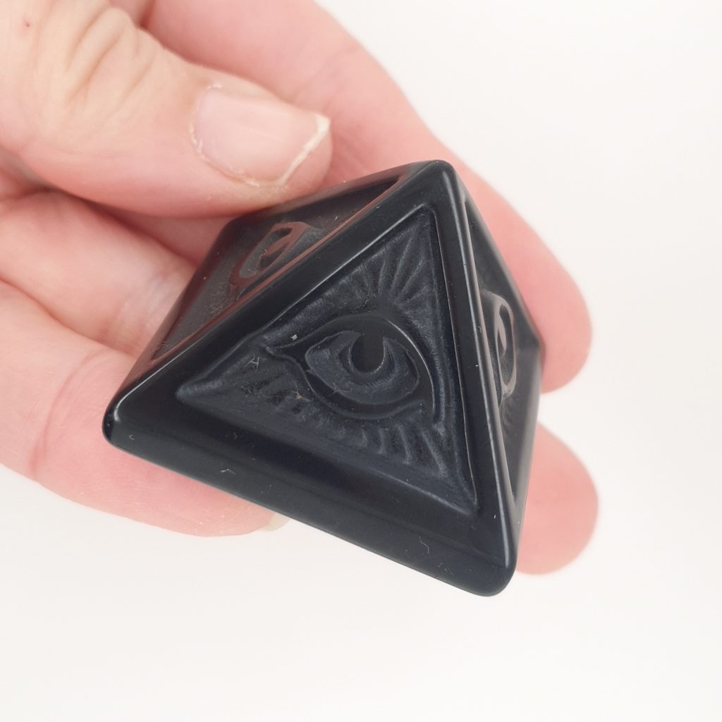black obsidian all seeing eye pyramid