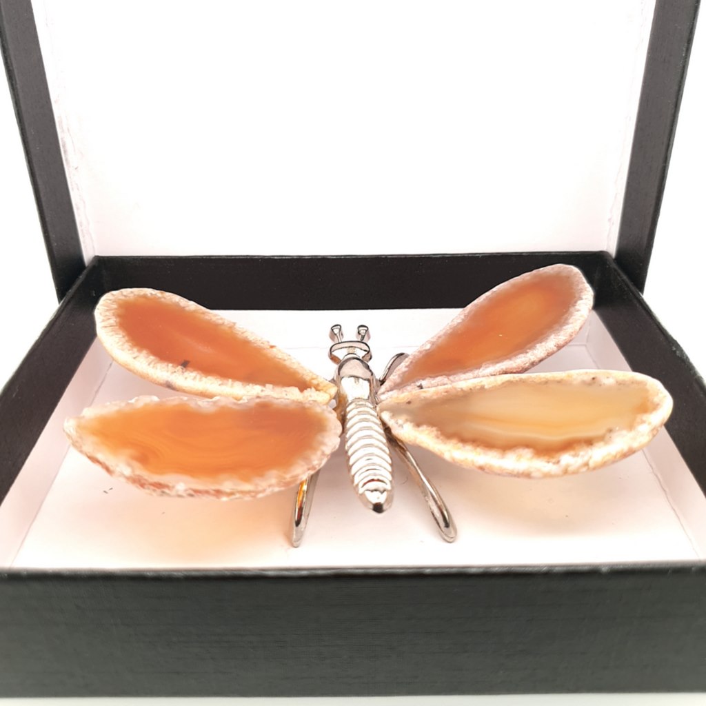 orange agate butterfly