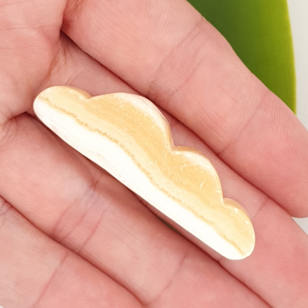 orange banded calcite cloud