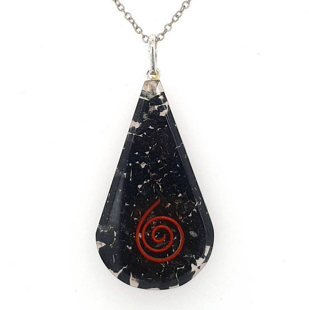 black tourmaline pendant