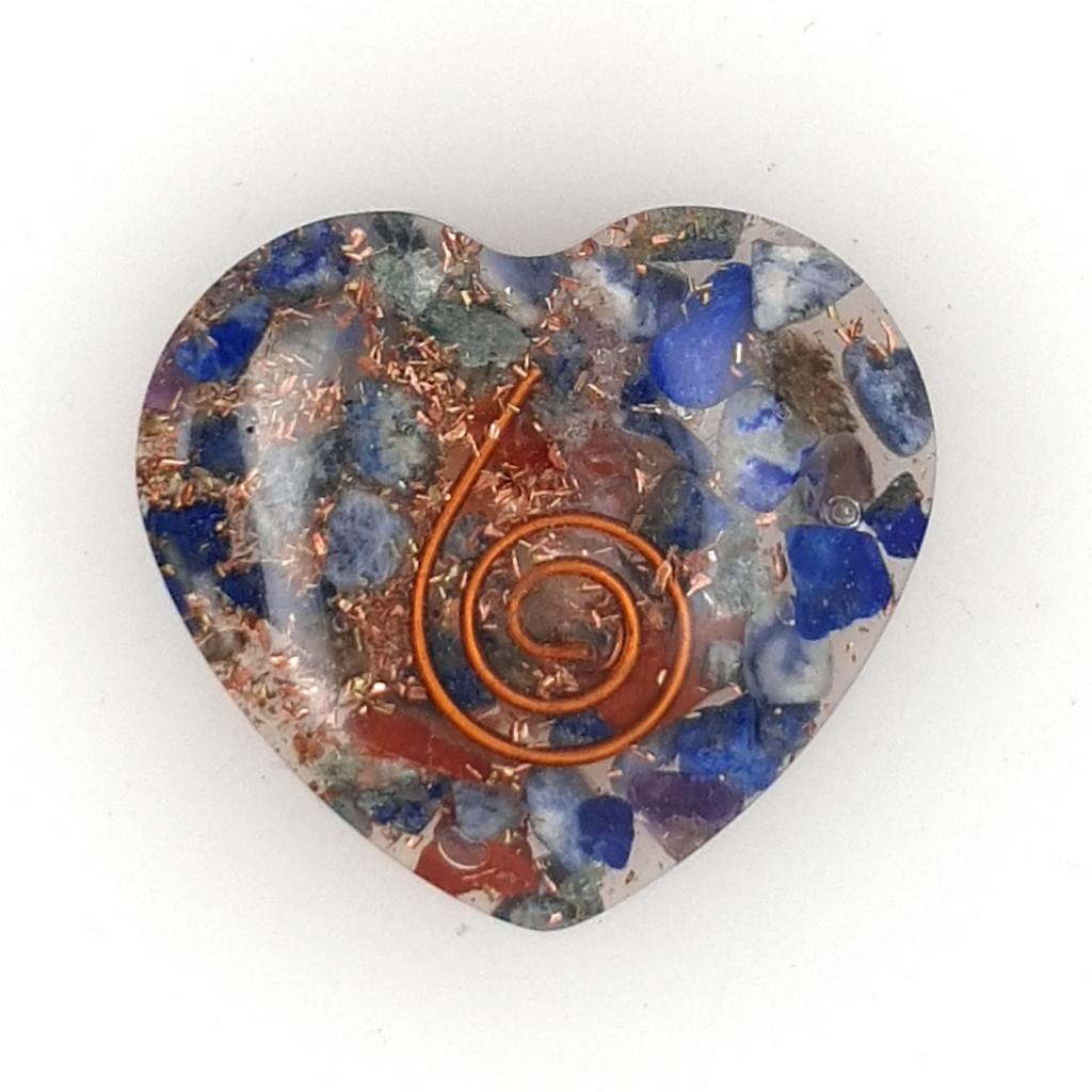 Orgonite Hearts - Orgonite Flat Hearts