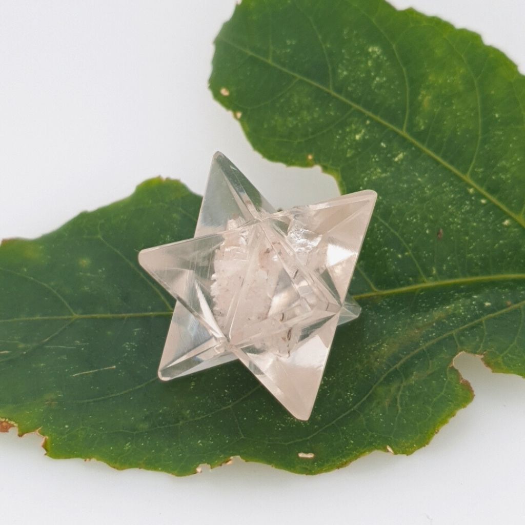 Orgonite merkaba rose quartz