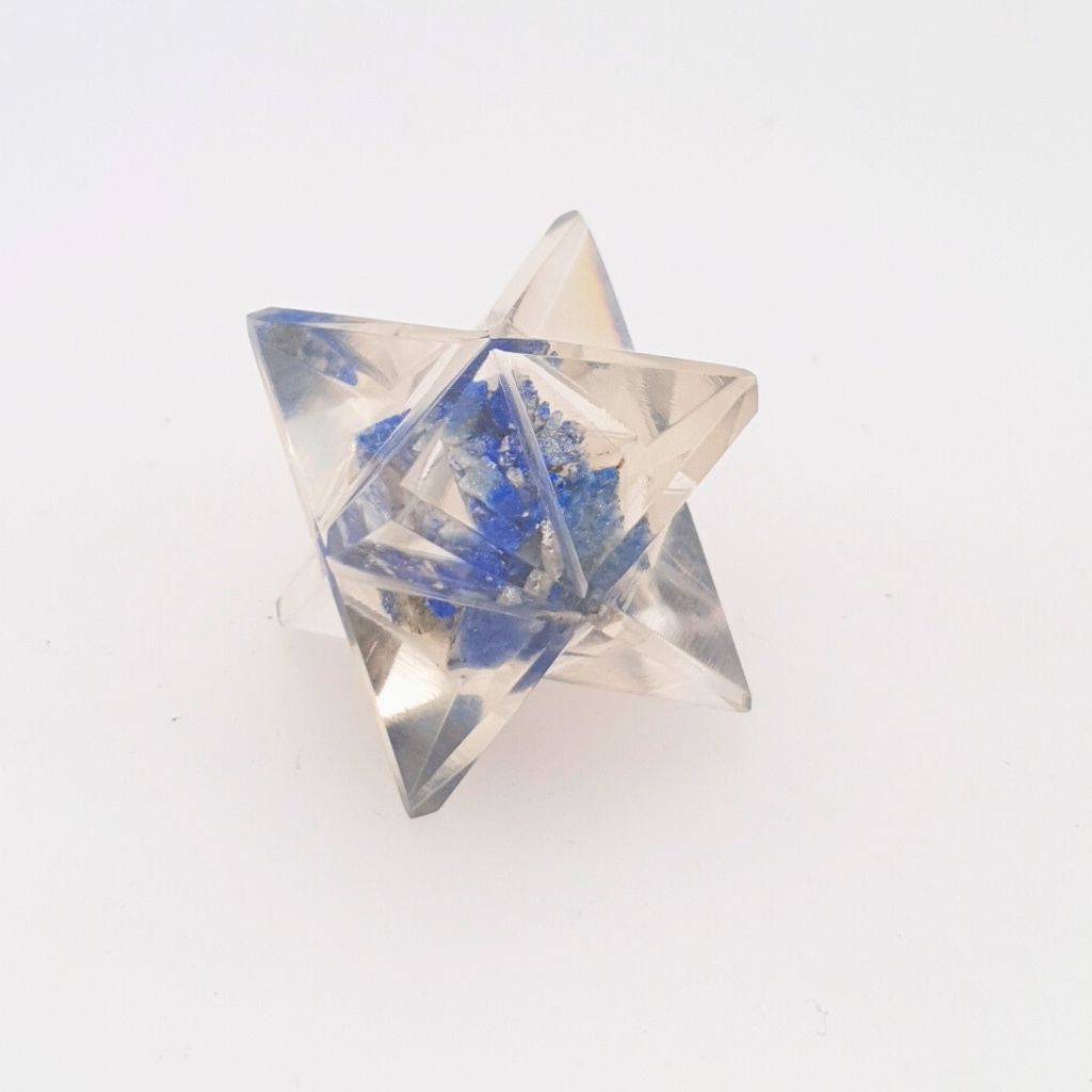 Orgonite merkaba lapis lazuli
