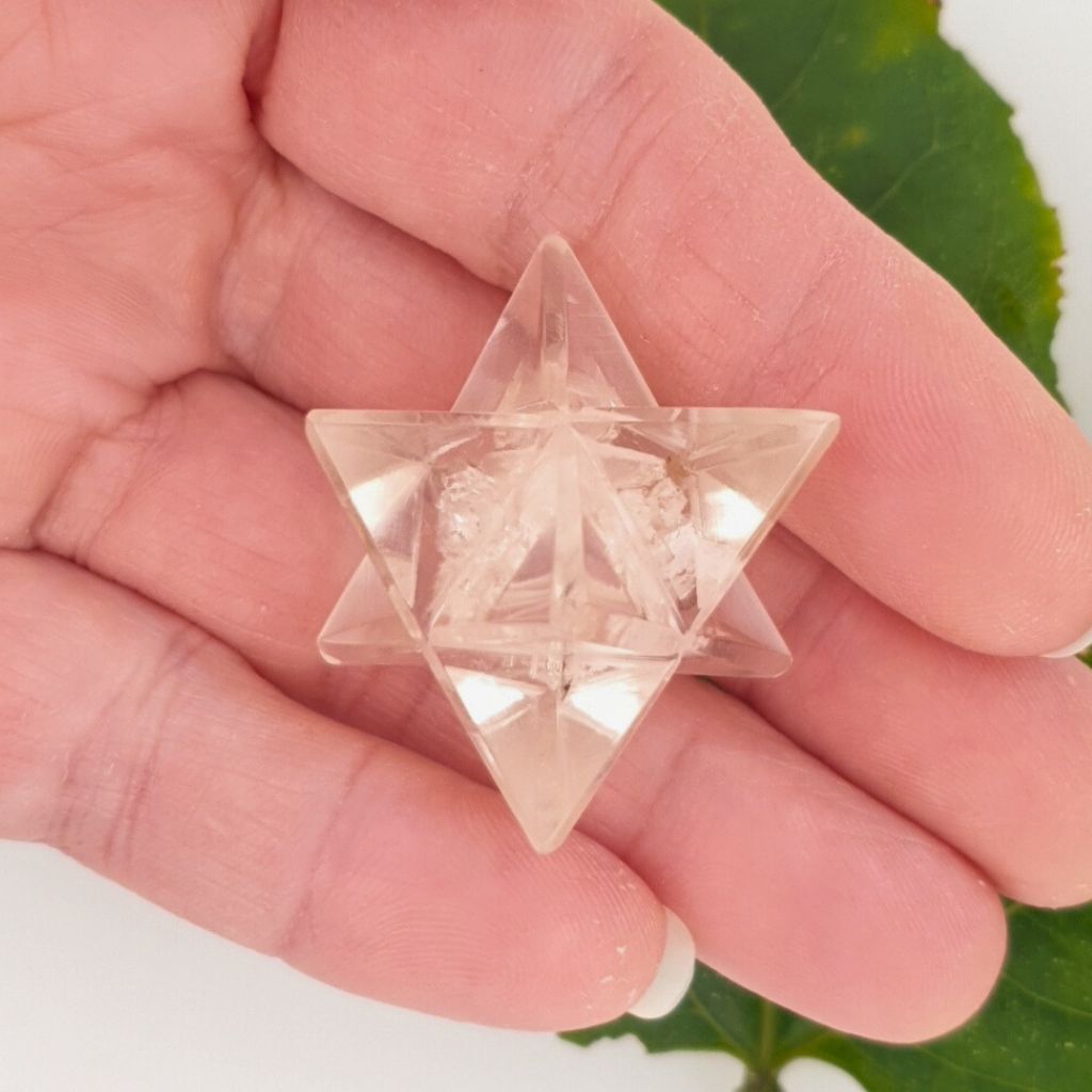 Orgonite merkaba rose quartz