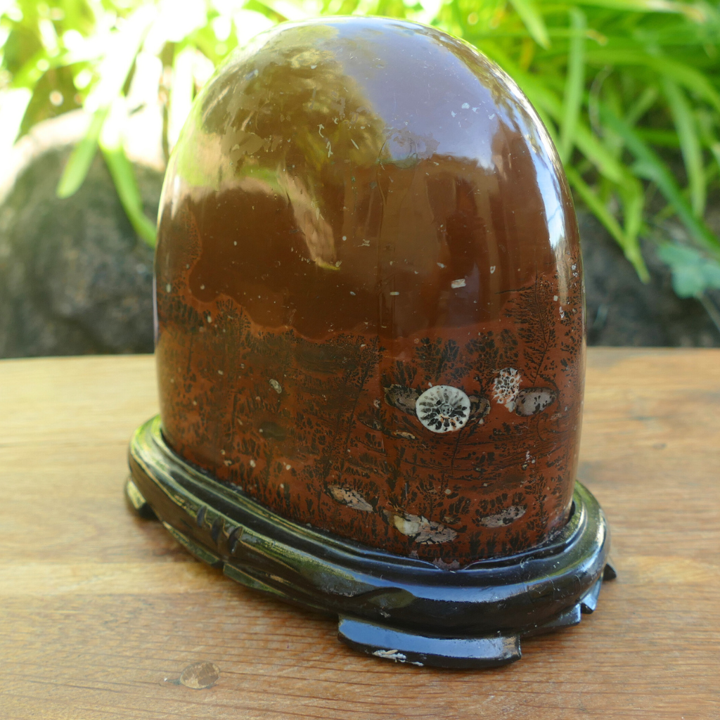 Picture Jasper Scenic Display Stone with Stand