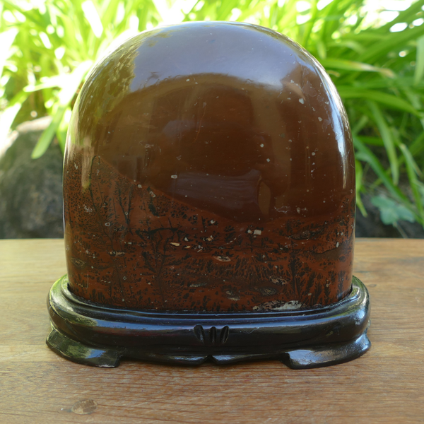 Picture Jasper Scenic Display Stone with Stand
