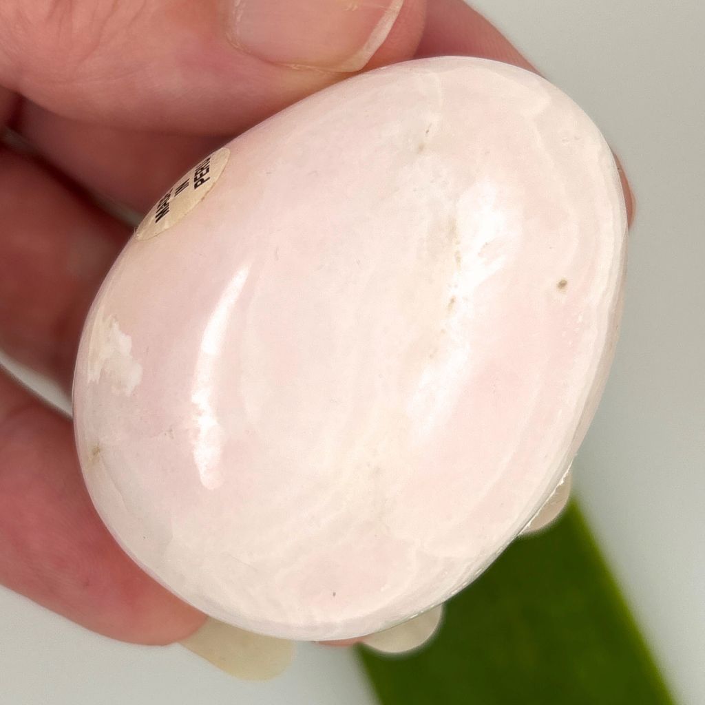 pink mangano calcite egg