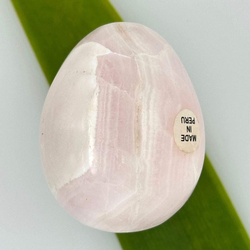 pink mangano calcite egg