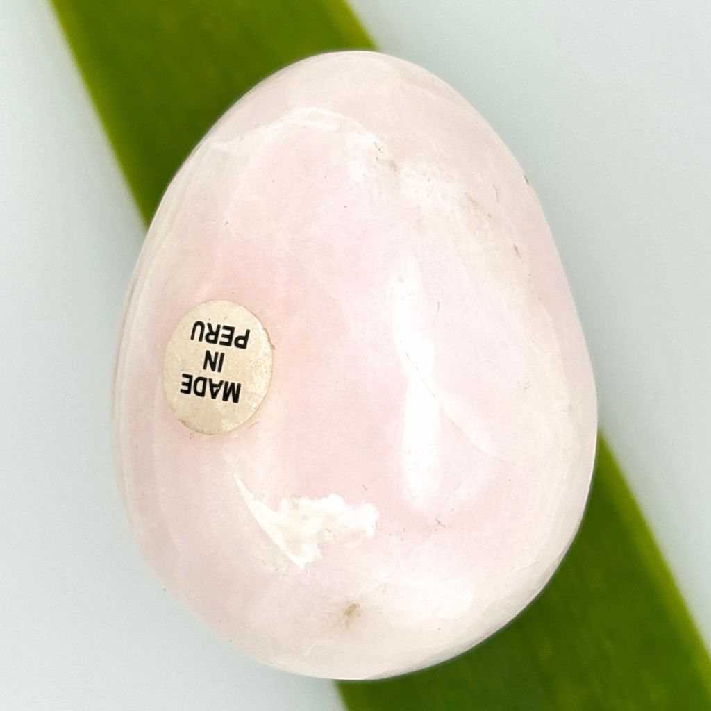 pink mangano calcite egg