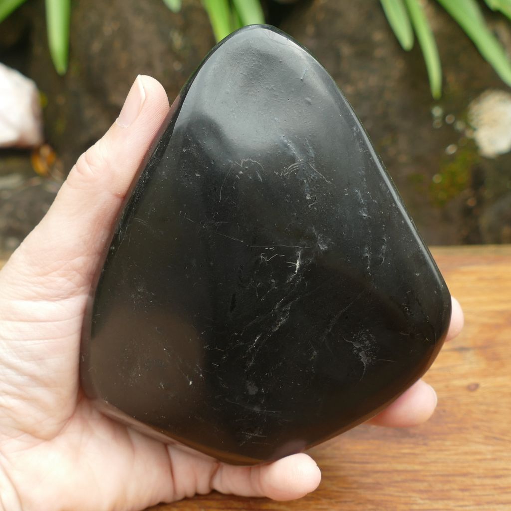 Large Polished Jet Freeform | Natural Jet Crystal Australia
