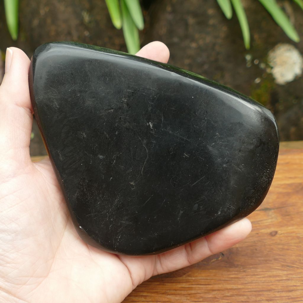 Large Polished Jet Freeform | Natural Jet Crystal Australia