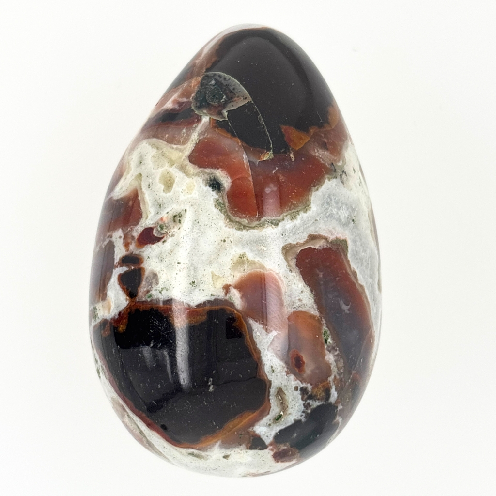 Polychrome jasper egg grounding crystal Australia