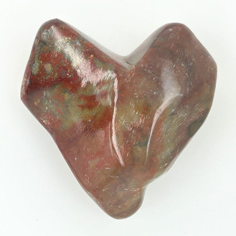 polychrome jasper heart