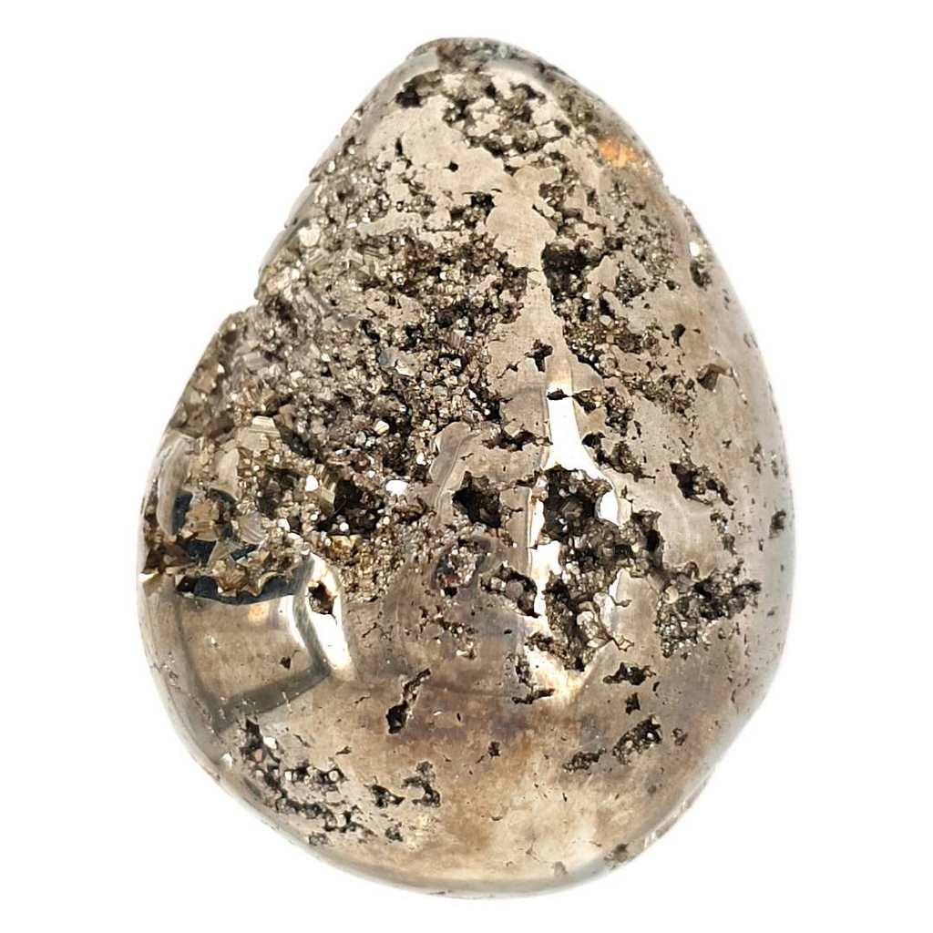 Pyrite Crystal Egg Fools Gold 578grams - High Energy Natural Iron Piedra Pirita