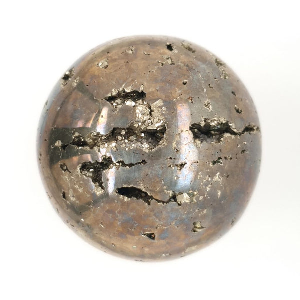 Pyrite Crystal Cluster Sphere