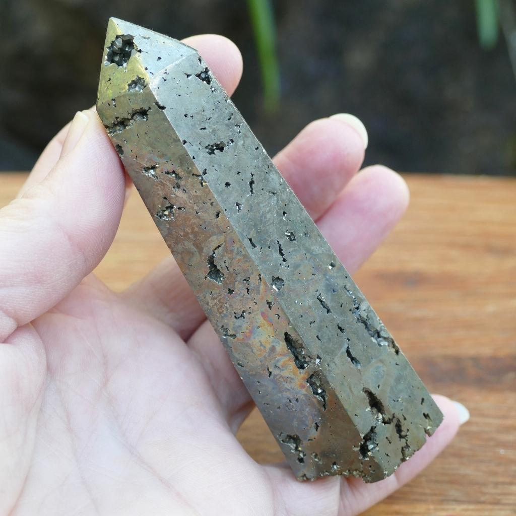 Pyrite Crystal Cluster Obelisk | Pyrite Fools Gold
