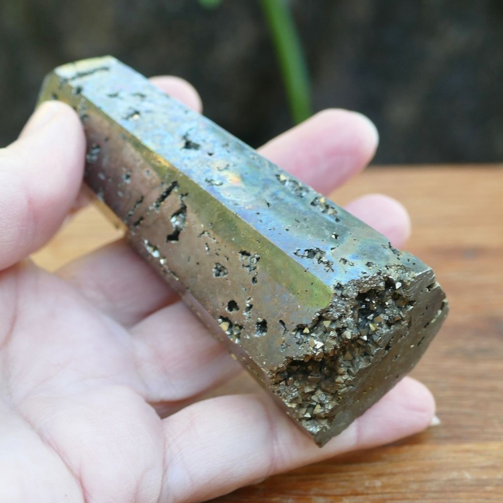 Pyrite Crystal Cluster Obelisk | Pyrite Fools Gold