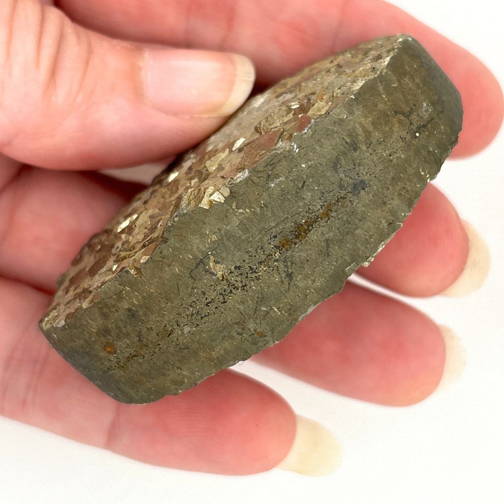 Pyrite Double-Sided Cluster Palm Stone