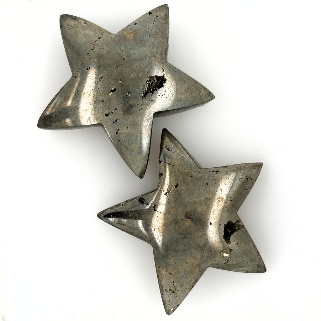 Pyrite Star Crystal Australia | Polished Pyrite Stone