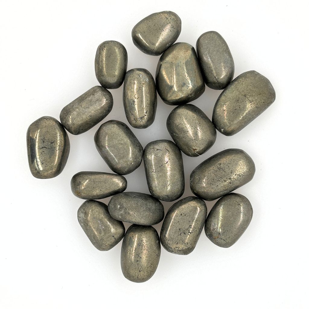 pyrite tumble stones