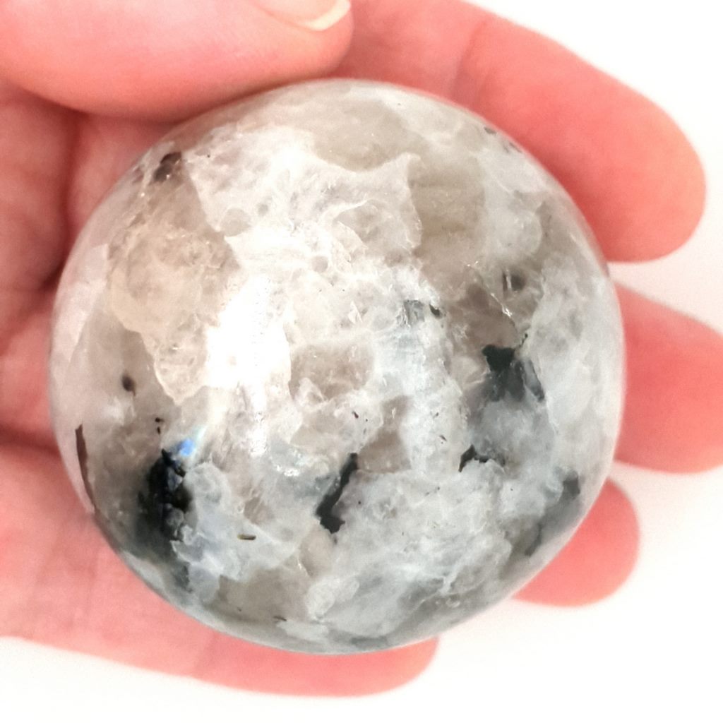 rainbow moonstone crystal sphere