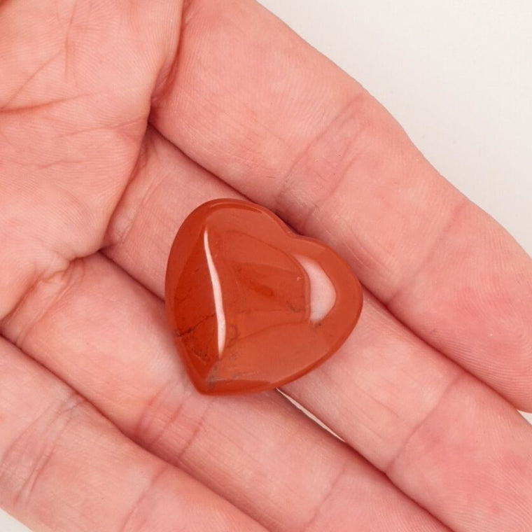 red Jasper hearts