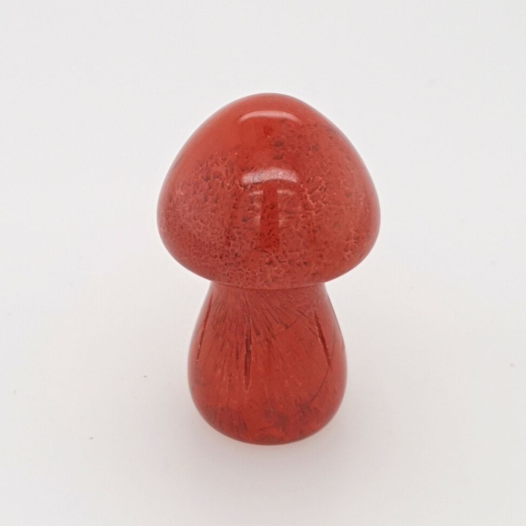 Red Jasper crystal mushrooms