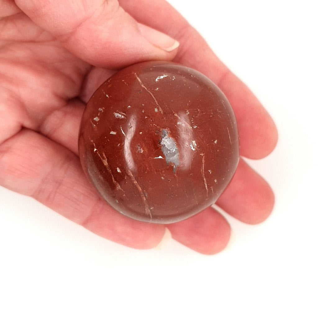 Red Jasper Crystal Sphere with Lovely Natural Earthy Tones