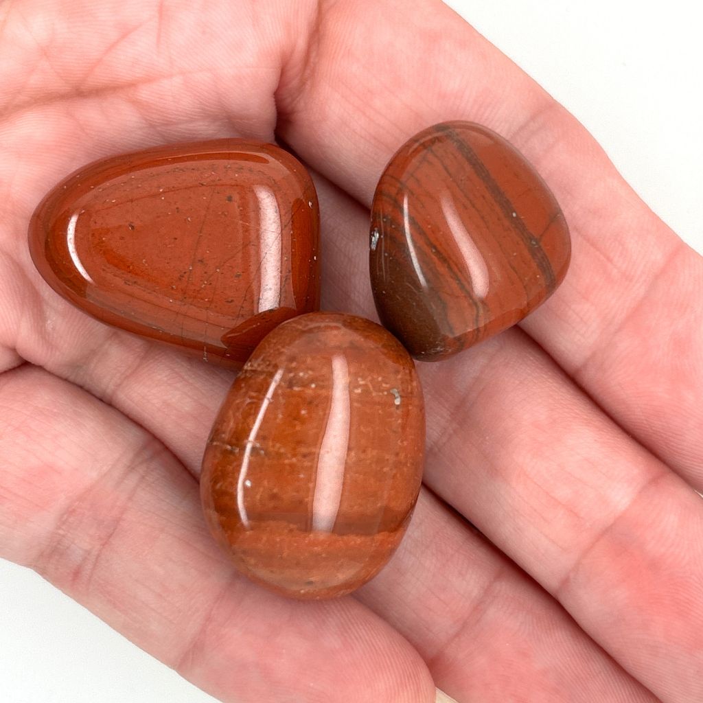 red jasper tumble stones