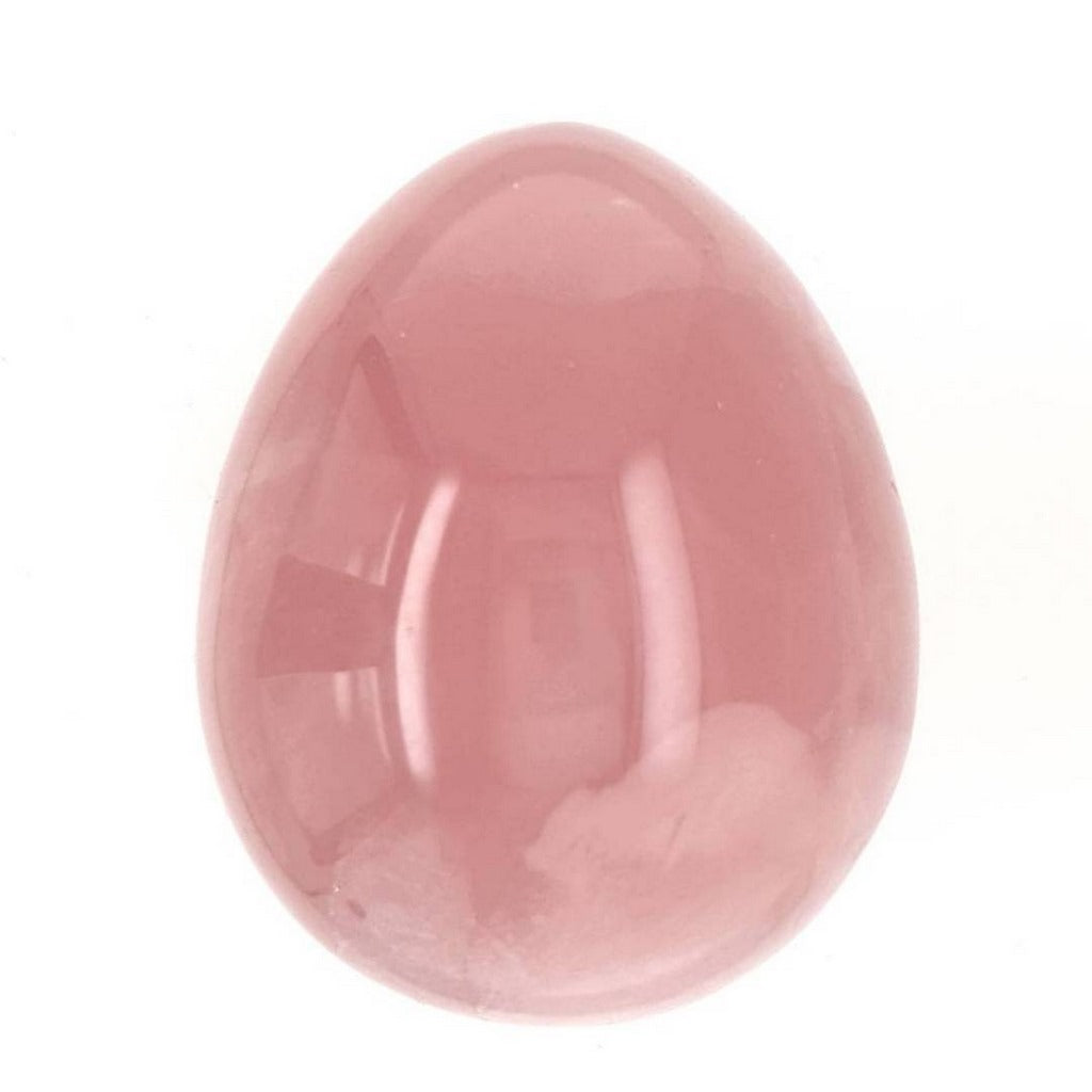 rose quartz crystal egg