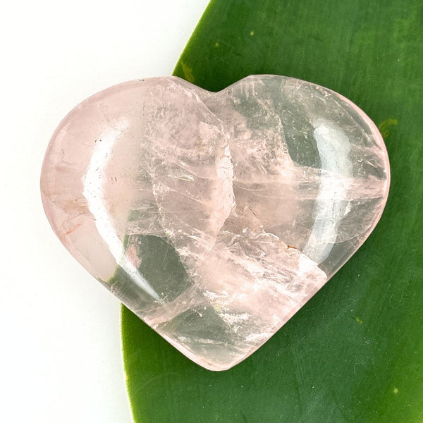 Rose Quartz Hearts Natural Rose Quartz Polished Crystal Cute Love Heart