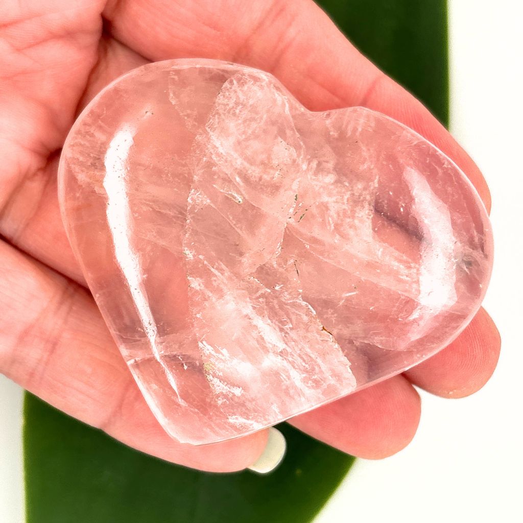 Rose Quartz Heart Crystal | Earth Inspired Gifts