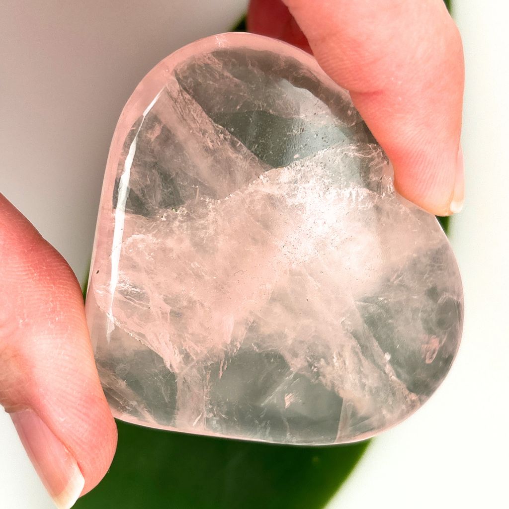 Rose Quartz Heart Crystal | Earth Inspired Gifts