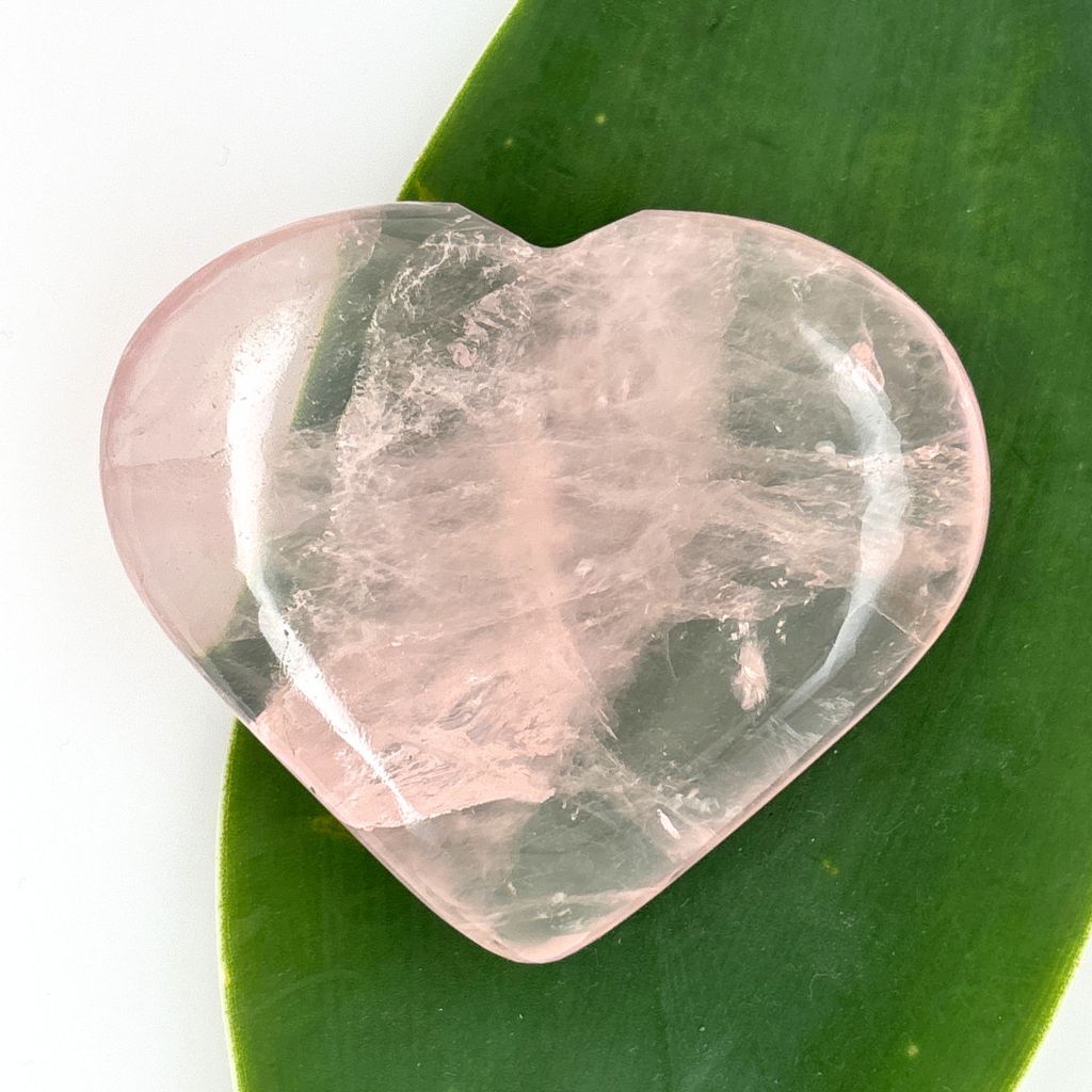 Rose Quartz Heart Crystal | Earth Inspired Gifts