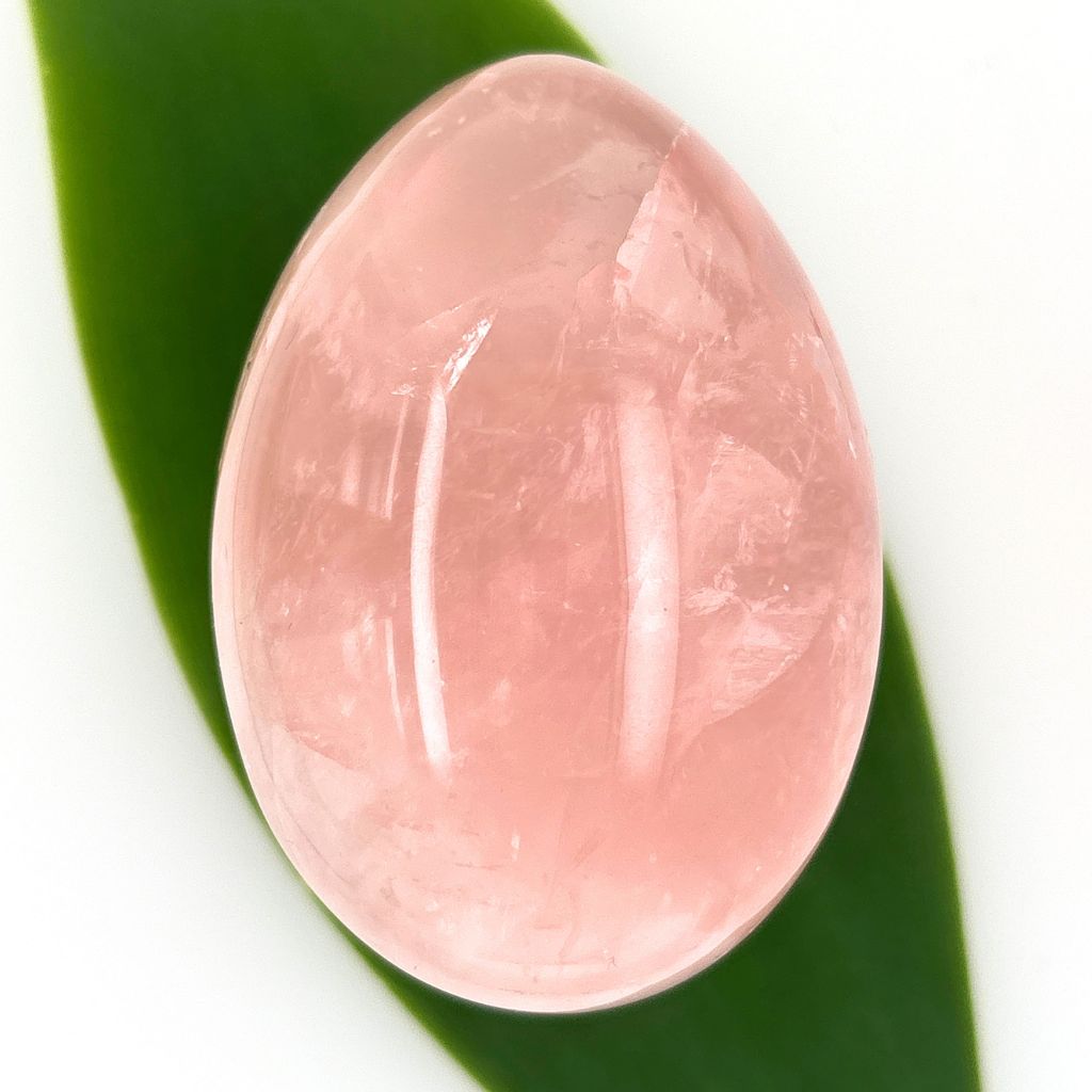 Crystal Egg with Rose Quartz Crystal