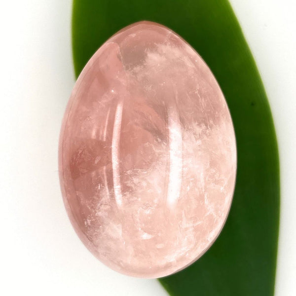 Crystal Egg with Rose Quartz