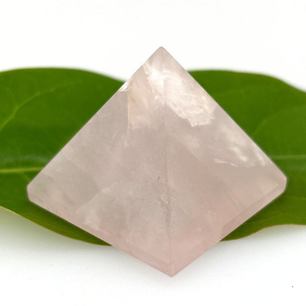 Rose Quartz Crystal Pyramid Beautifully Polished