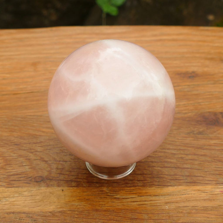 rose quartz sphere