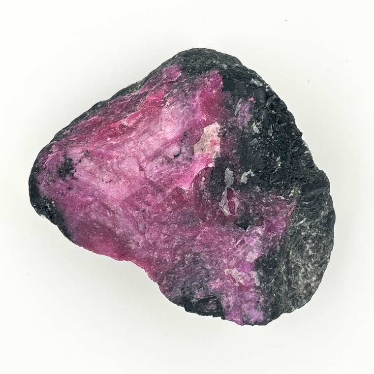 Ruby in matrix rough crystal specimen natural pink ruby stone