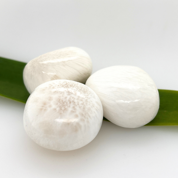 Scolecite Tumbled Stones - Crystal for Peace & Sleep