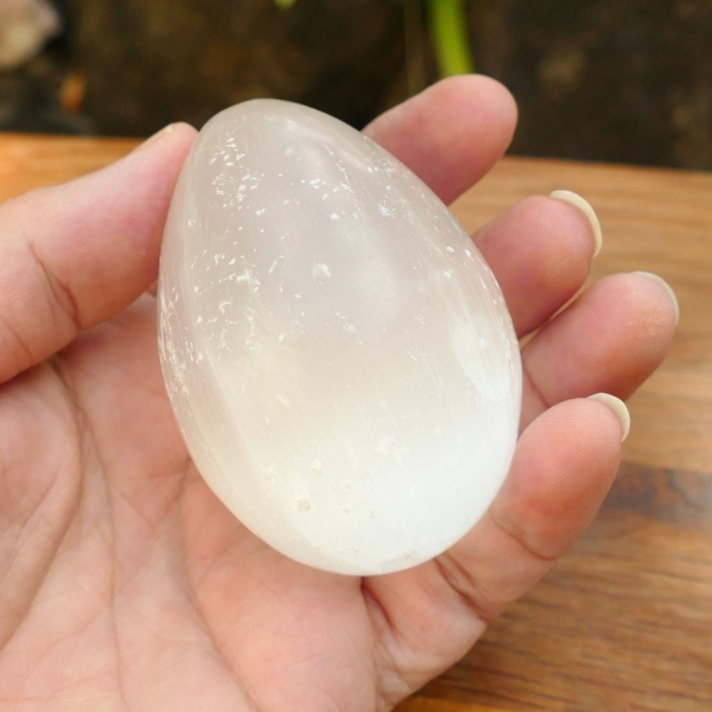 Selenite Egg Crystal Australia | Polished Selenite Stone