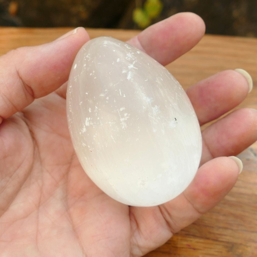 Selenite Egg Crystal Australia | Polished Selenite Stone