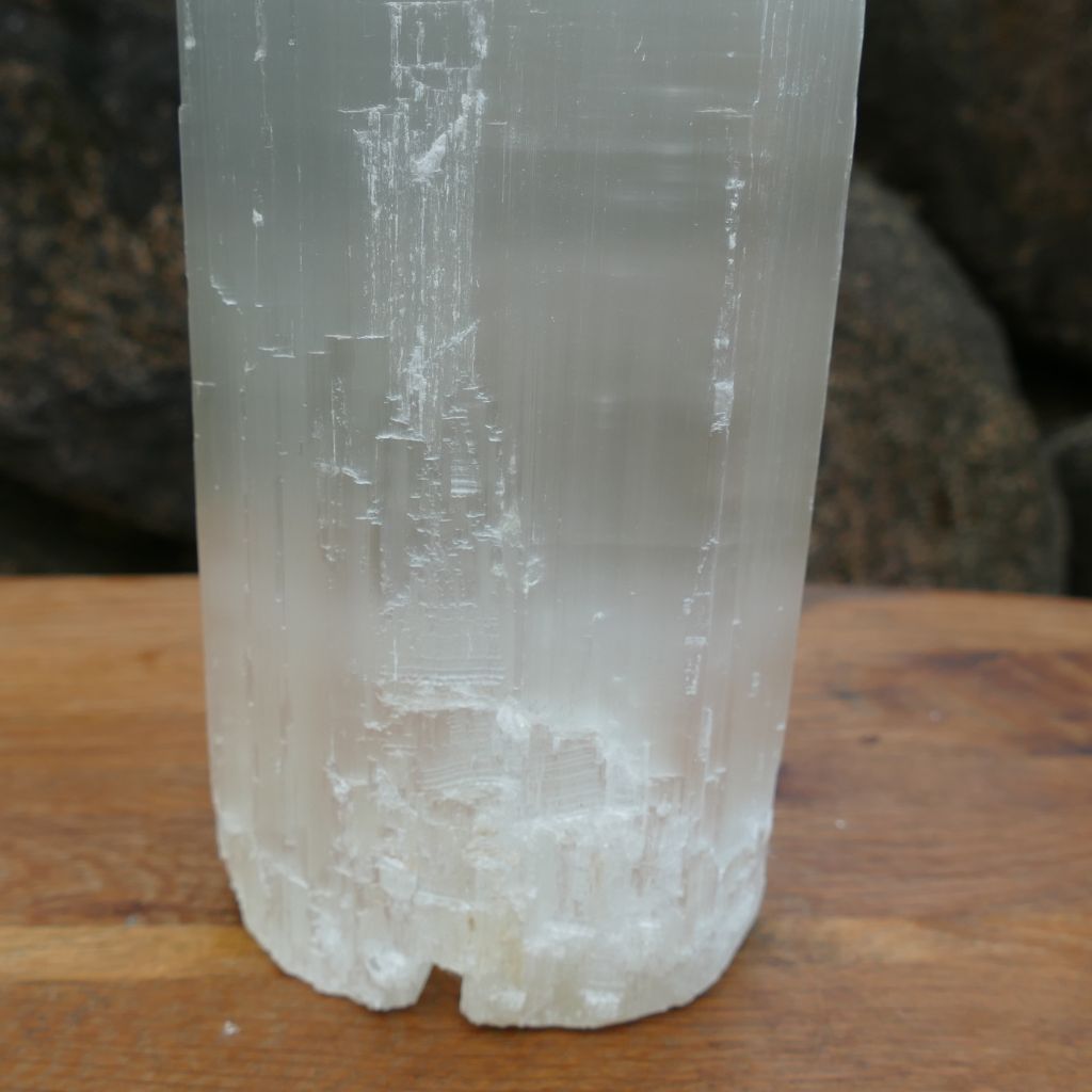 large selenite lamp
