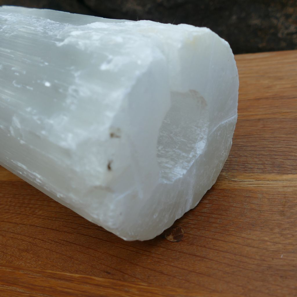 large selenite lamp