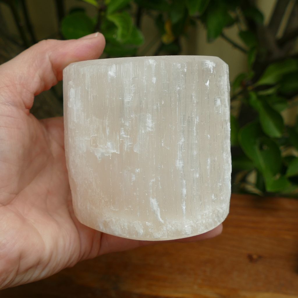 Selenite Natural TeaLight Holder