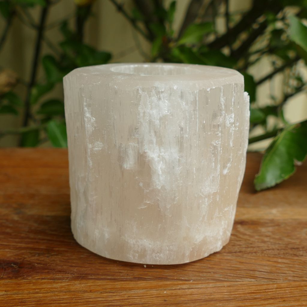 Selenite Natural TeaLight Holder