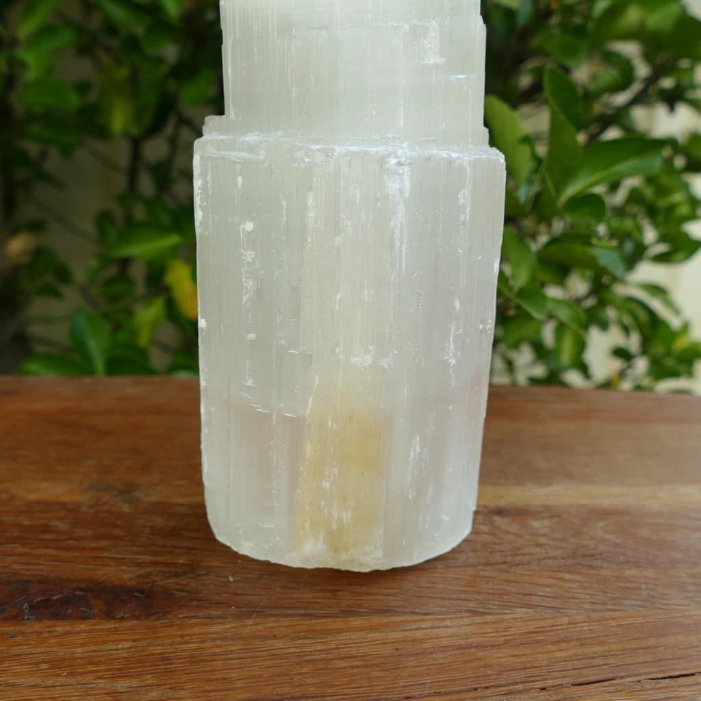 selenite small lamp