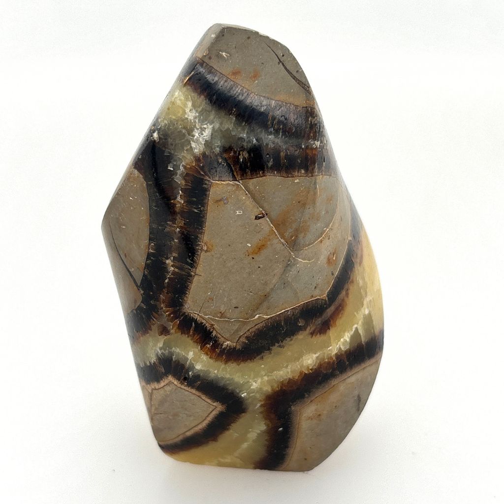 Septarian Crystal Flame Hand Carved & Polished | Earth Inspired Gifts